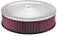 K&N 14in Red Custom Air Cleaner Assembly - 5.125in ID x 14in OD x 3.75in H x 1.25in Drop Base - Rowdy Warehouse 