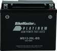 BikeMaster AGM Battery - MS12-20L-BS - Rowdy Warehouse 