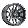 Dirty Life 9310 Canyon 17x9 / 6x139.7 BP / -12mm Offset / 106mm Hub Matte Black Wheel - Rowdy Warehouse 