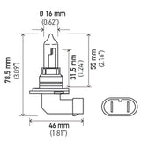 Hella HB3 9005 12V 100W Xenon White XB Bulb (Pair) - Rowdy Warehouse 