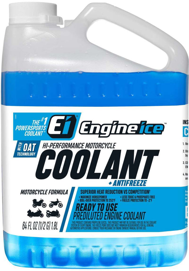 Engine Ice Hi-Performance Motorcycle Coolant + Antifreeze 1/2 Gal - Rowdy Warehouse 