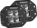 Rigid Industries Dually - Flush Mount - Flood - Set of 2