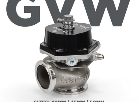 Garrett GVW-45 45mm Wastegate Kit - Black - Rowdy Warehouse 