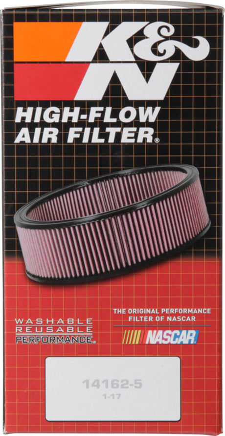 K&N 2-5/8in Flange 7in Diameter 3in Height Round Air Filter Assembly w/ Vent - Rowdy Warehouse 