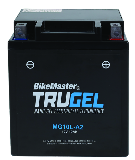 BikeMaster Trugel Battery MG10L-A2 - Rowdy Warehouse 