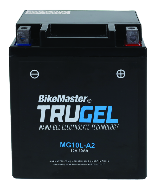 BikeMaster Trugel Battery MG10L-A2 - Rowdy Warehouse 