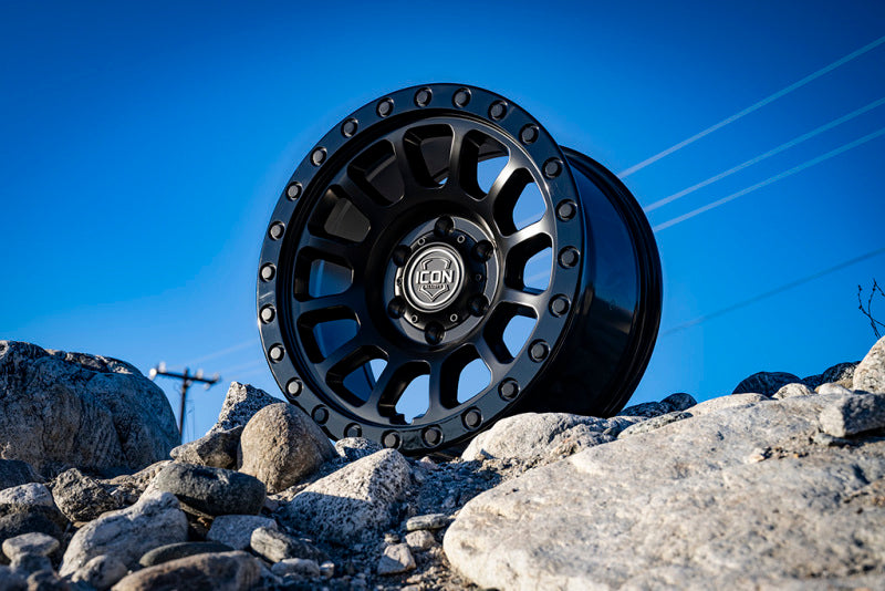 ICON Hulse 17 X 8.5 6 X 5.5 0mm Offset 4.75in BS Double Black