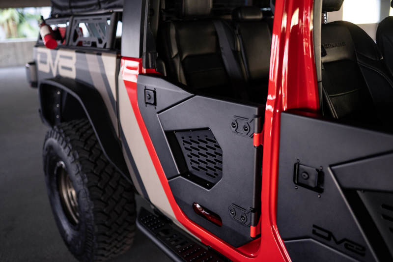 DV8 Offroad 18-22 Jeep Wrangler JL/JT Spec Series Half Doors - Rear Set