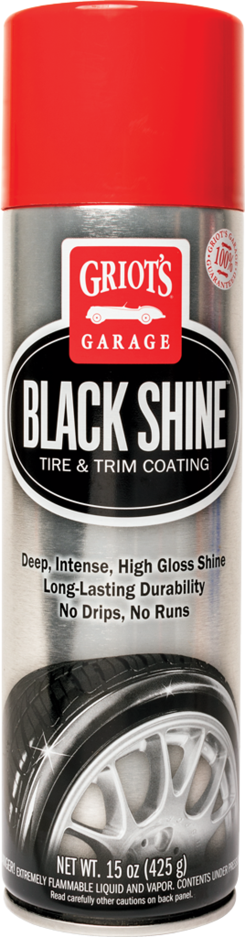 Griots Garage Black Shine Tire and Trim Coating - 15oz (Aerosol)