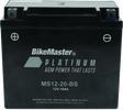 BikeMaster AGM Battery - MS12-20-BS - Rowdy Warehouse 