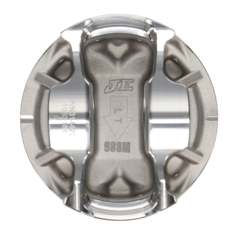 JE Pistons Gen 3 Coyote 5.0L 3.701in Bore 12:1 CR 5.86cc Dome Pistons - Set of 8 Pistons - Rowdy Warehouse 