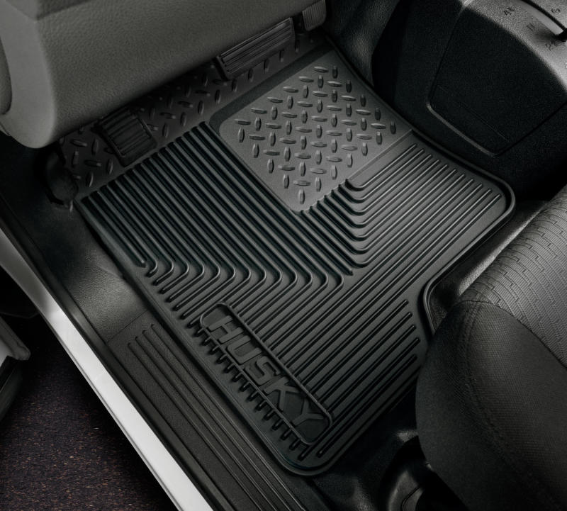 Husky Liners 80-12 Ford F-150/00-05 Ford Excursion Heavy Duty Black 2nd Row Floor Mats - Rowdy Warehouse 