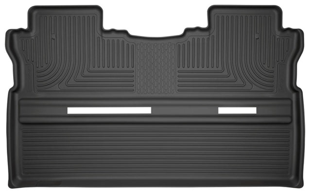 Husky Line 2017 Honda Ridgeline WeatherBeater 2nd Row Black Floor Liners - Rowdy Warehouse 