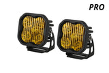 Diode Dynamics SS3 LED Pod Pro - Yellow SAE Fog Standard (Pair) - Rowdy Warehouse 