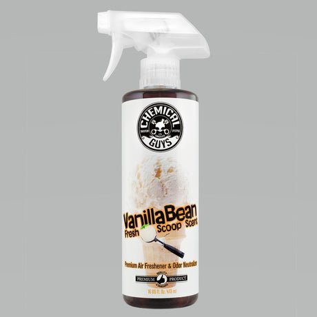 Chemical Guys Vanilla Bean Air Freshener & Odor Eliminator - 16oz - Rowdy Warehouse 