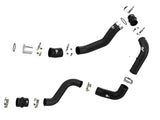 aFe BladeRunner Black 3in Aluminum Charge Pipe Kit 20-21 GM Diesel Trucks V8-6.6L (td) L5P