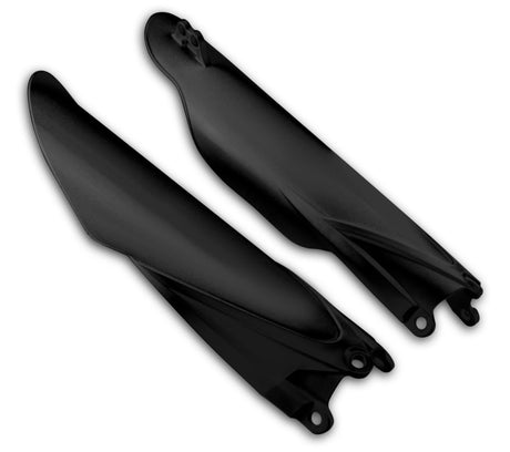 Cycra 15+ Yamaha WR250F Fork Guards - Black - Rowdy Warehouse 