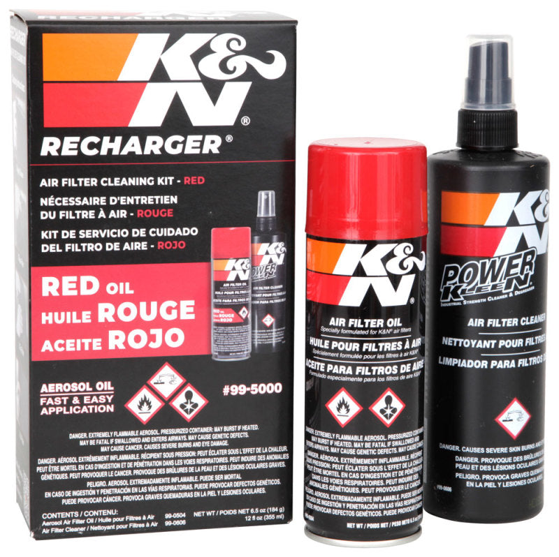 K&N Aerosol Oil Recharger Service Kit - Rowdy Warehouse 