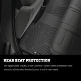 Husky Liners 10-15 Dodge Ram Mega Cab X-Act Contour Black 2nd Row Floor Liners