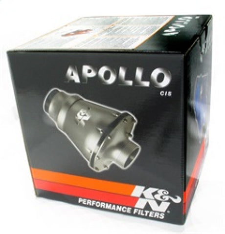 K&N Universal Apollo Black Cold Air Intake - 70mm OD FLG PP - Rowdy Warehouse 