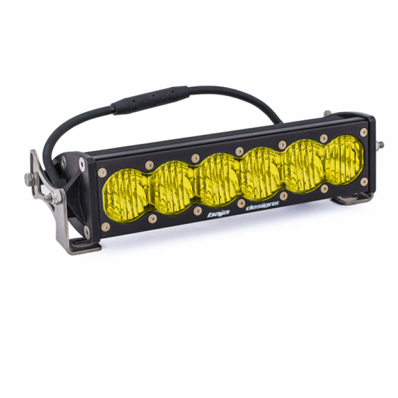 Baja Designs OnX6 Wide Driving 10in LED Light Bar - Amber - Rowdy Warehouse 