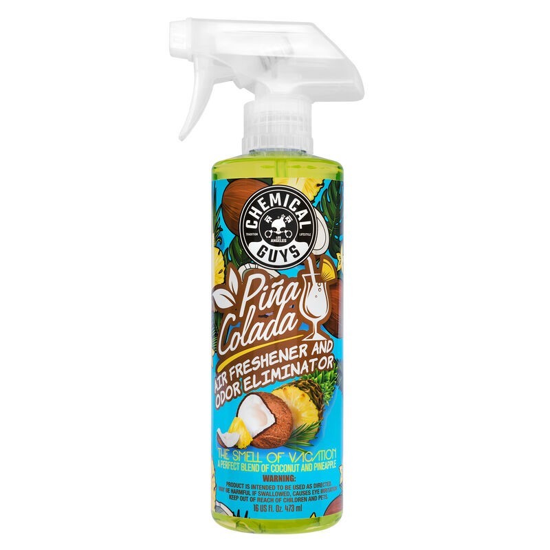 Chemical Guys Pina Colada Air Freshener & Odor Eliminator - 16oz - Rowdy Warehouse 