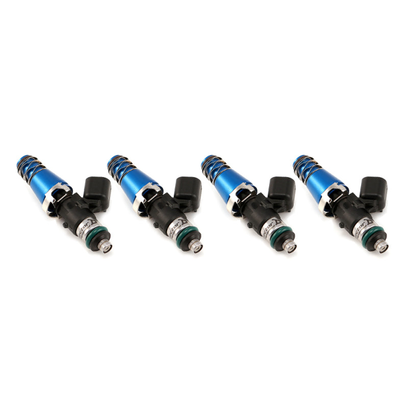 Injector Dynamics 1340cc Injectors - 60mm Length - 11mm Blue Top - 14mm Lower O-Ring (Set of 4) - Rowdy Warehouse 