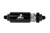 Aeromotive In-Line Filter - (AN -08 Male) 100 Micron Stainless Steel Element - Rowdy Warehouse 