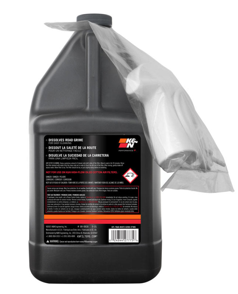 K&N 1 Gallon Heavy Duty DryFlow Cleaner - Rowdy Warehouse 