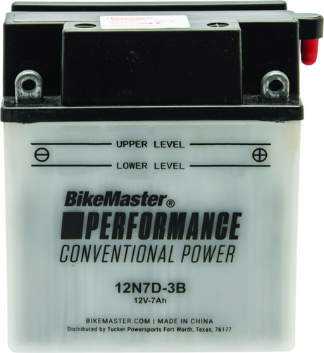 BikeMaster 12N7D-3B Battery - Rowdy Warehouse 