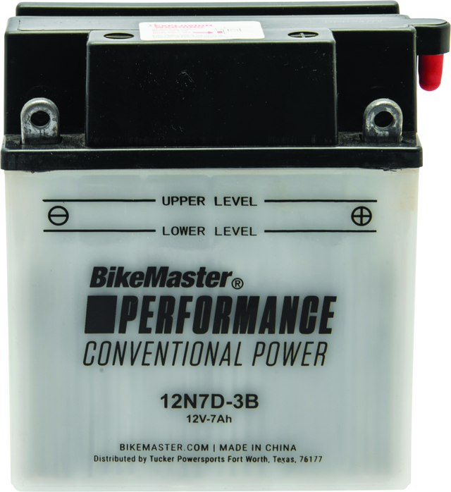 BikeMaster 12N7D-3B Battery - Rowdy Warehouse 