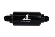 Aeromotive In-Line Filter - (AN-10) 100 Micron Stainless Steel Element Black Anodize Finish - Rowdy Warehouse 