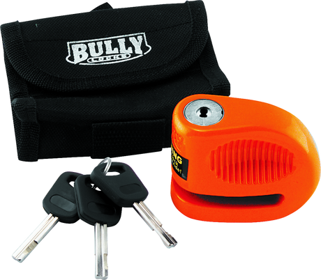 Bully Lock Disc Orange w/ Pouch - 5.5mm - Rowdy Warehouse 