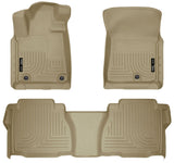 Husky Liners 2012 Toyota Tundra Double/CrewMax Cab WeatherBeater Combo Tan Floor Liners