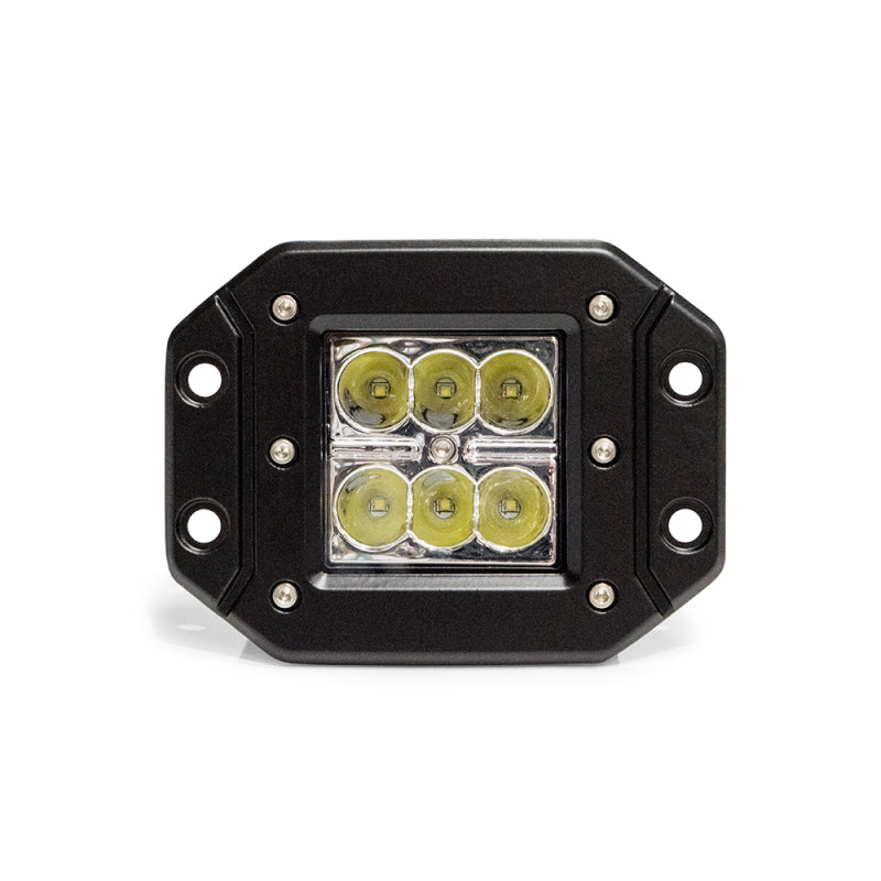 DV8 Offroad 3in Flush Mount LED Lights 20W Flood/Spot 5W Cree