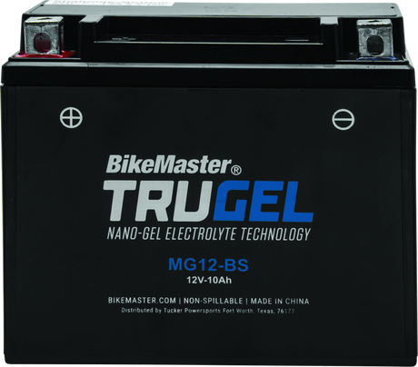 BikeMaster Trugel Battery MG12-BS - Rowdy Warehouse 