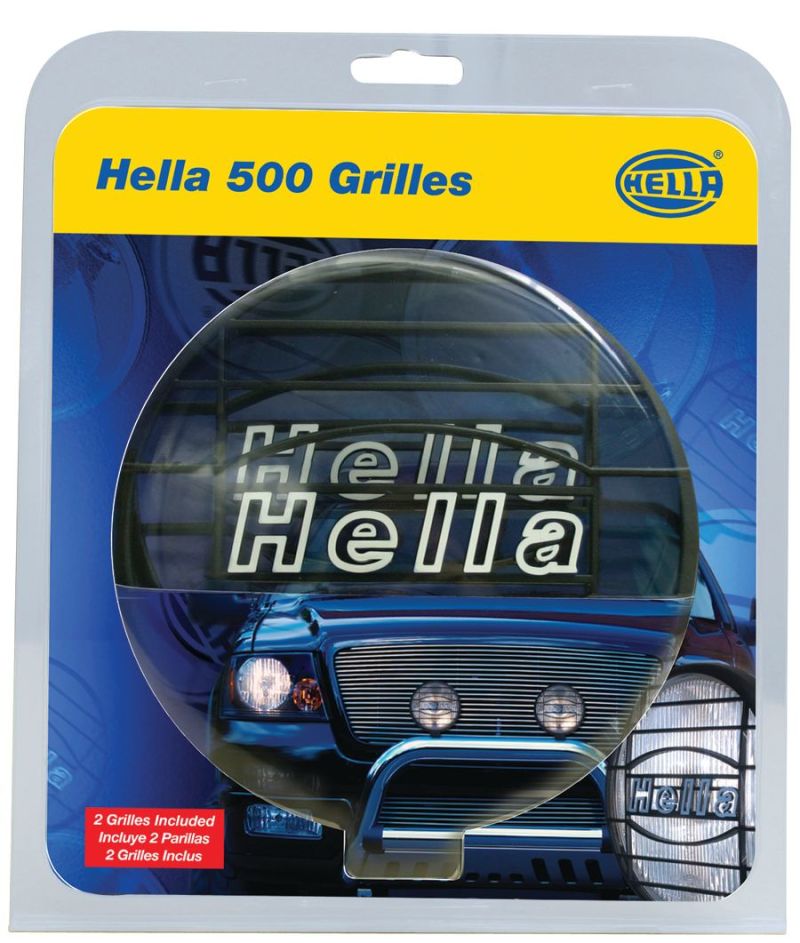 Hella 500 Grille Cover (Pair) - Rowdy Warehouse 