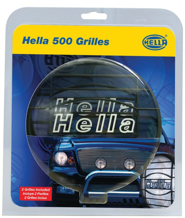 Hella 500 Grille Cover (Pair) - Rowdy Warehouse 