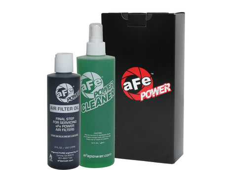 aFe Air Filter Restore Kit (8oz Squeeze Oil & 12oz Spray Cleaner) - Black - Rowdy Warehouse 