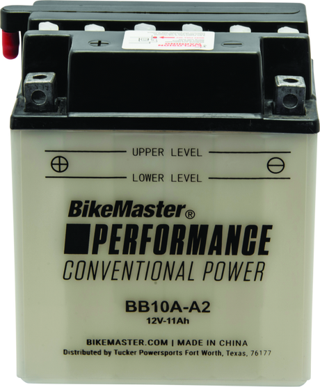 BikeMaster BB10A-A2 Battery - Rowdy Warehouse 