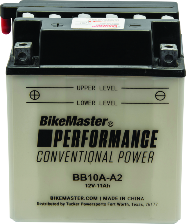 BikeMaster BB10A-A2 Battery - Rowdy Warehouse 