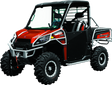 DragonFire Racing UTV Doors - Fits Polaris Ranger XP 900 13-19- Ranger 1000 - Rowdy Warehouse 