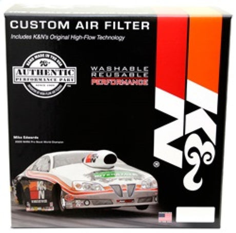 K&N 14in Red Custom Air Cleaner Assembly - 5.125in ID x 14in OD x 3.87in H - Rowdy Warehouse 