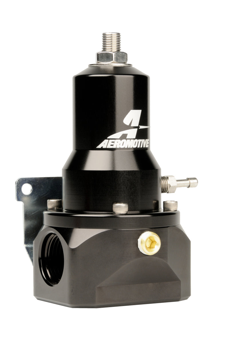 Aeromotive Regulator - 30-120 PSI - .500 Valve - 2x AN-10 Inlets / AN-10 Bypass - Rowdy Warehouse 