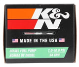 K&N Performance Electric Fuel Pump 9-11.5 PSI Diesel - Rowdy Warehouse 