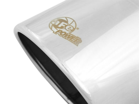 aFe Diesel Exhaust Tip Bolt On Polished 4in Inlet x 6in Outlet x 12in Length - Rowdy Warehouse 