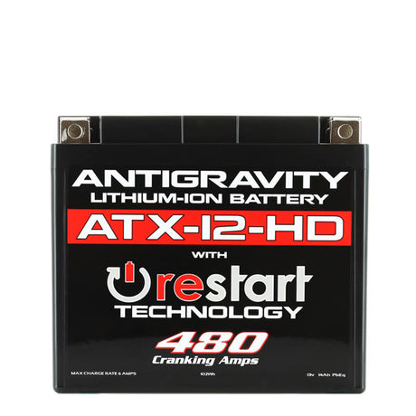 Antigravity YTX12 High Power Lithium Battery w/Re-Start - Rowdy Warehouse 