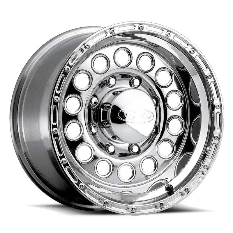 Raceline 887 Rock Crusher 17x9in / 8x165.1 BP / 0mm Offset / 130.81mm Bore - Polished Wheel