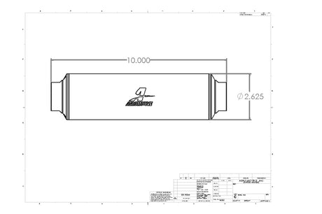 Aeromotive In-Line Filter - AN-16 10 Micron Microglass Element Extreme Flow - Rowdy Warehouse 