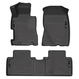 Husky Liners 06-11 Honda Civic (4DR) WeatherBeater Combo Black Floor Liners